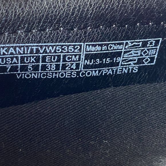 Vionic Kani Slip On Womens 7 Shoes Black Perforated Suede Sneakers - Picture 9 of 10